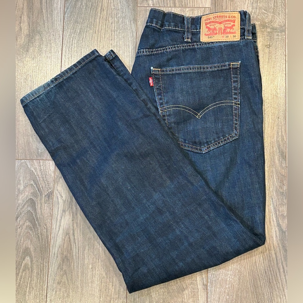 Levi's Men's Indigo 541 Straight Leg Jeans